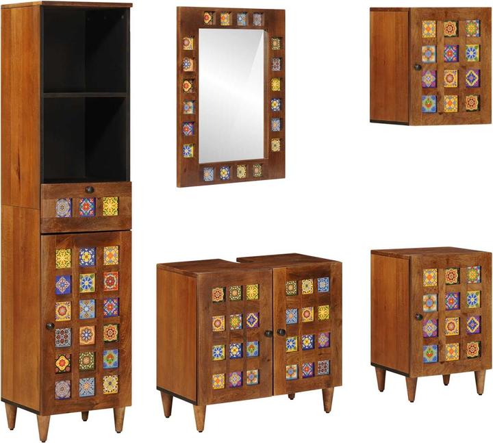 Produktbild vidaXL Badezimmermöbel-Set