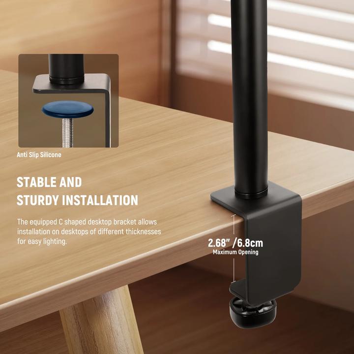 Produktbild Neewer Basics 7 inch Desktop Mounted Swing Arm Full Screen Light R18 (Videoleuchte)