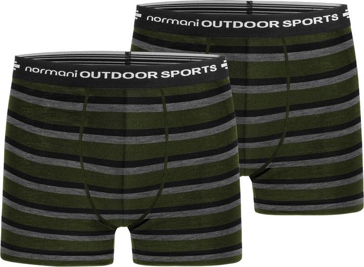 Normani 2er Pack Herren Merino Boxershorts Unterhose - 7692