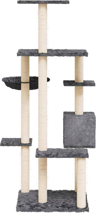Produktbild vidaXL Kratzbaum (142 cm, Hellgrau)