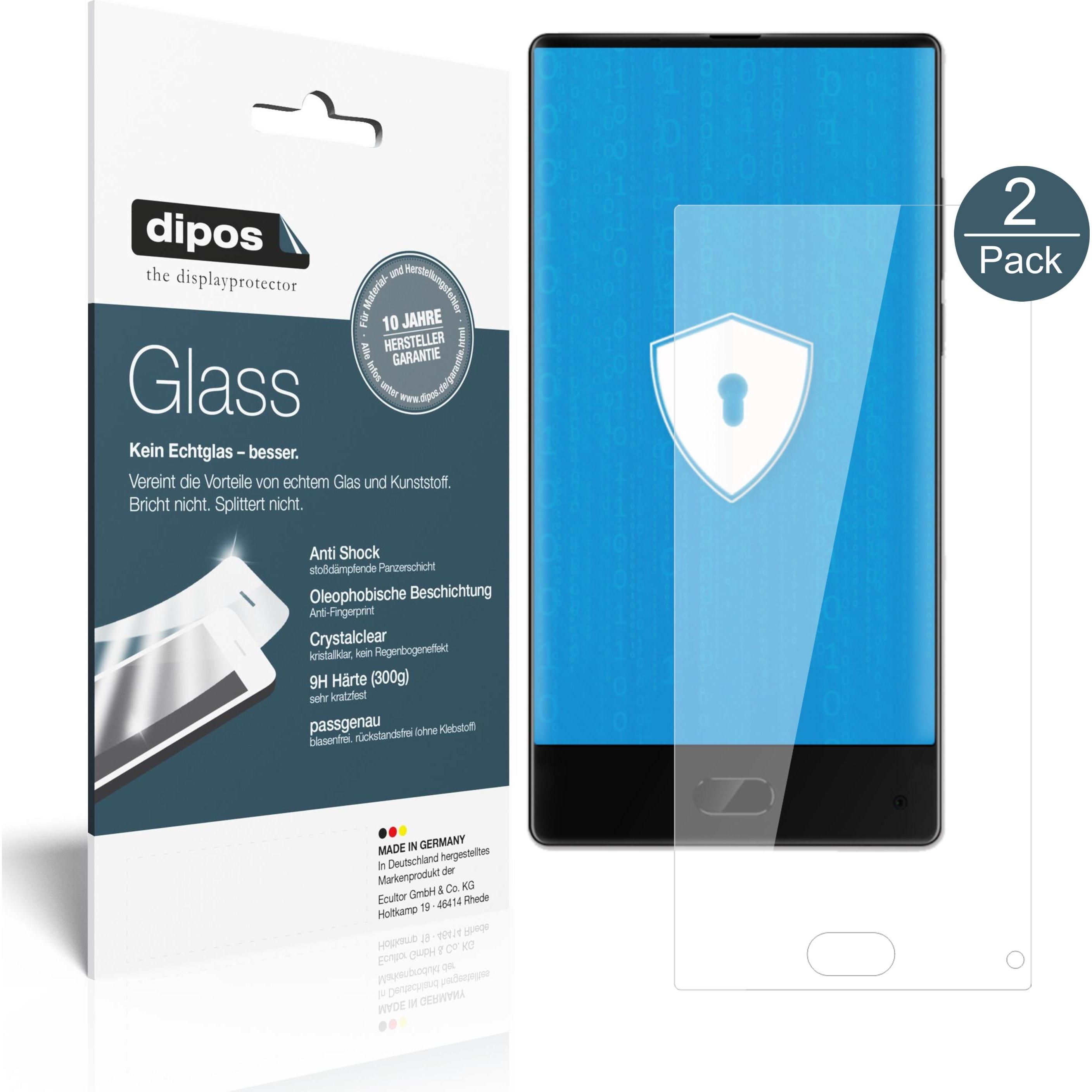 Dipos Displayschutz Anti-Shock (2 Stück, Maze Alpha), Smartphone Schutzfolie, Transparent