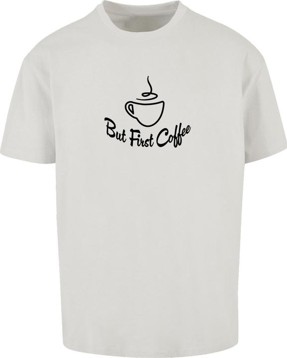 Produktbild Merchcode But First Coffee Heavy Oversized Tee - 117871 (L)