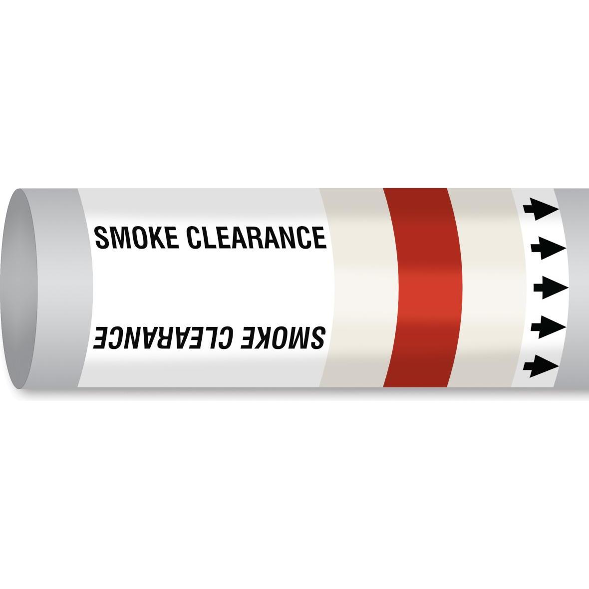 Brady, Segnaletica di sicurezza, B-7541, ISO 14726 Marcatori di tubi IMO - Smoke clearance (rimozione del fumo dopo un incendio)