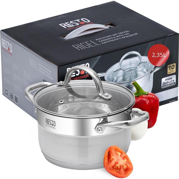 Image du produit Resto 92103 18x10,5 cm (Casserole, Acier inoxydable, 18 x 11 cm)