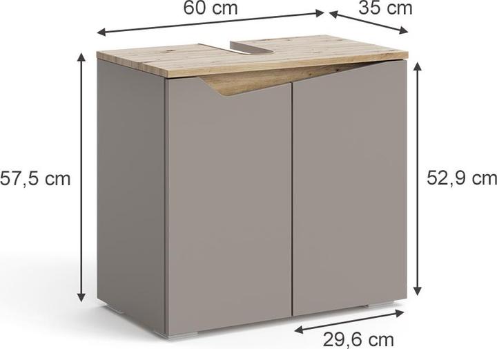 Actual product image Vicco Marelle (60 x 35 x 57.50 cm)