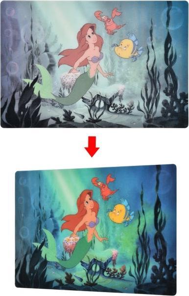 Produktbild Disney Ariel, Flounder, Sebastian Postkarte Lenticular (1 Stk.)