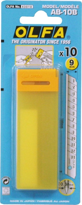 Actual product image Olfa Spare blade AB/10B (Replacement blade)