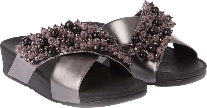 Actual product image Fitflop Womens/Ladies Lulu Bauble-Bead Cross Strap Sandals (37.5)