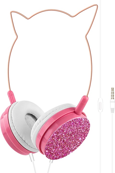Produktbild Avizar Headset Katzenohren mit Pailletten