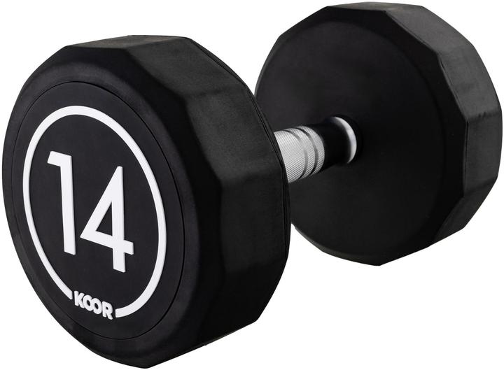 Produktbild Koor Kurzhantel 14 kg, Schwarz (1 x 14 kg)