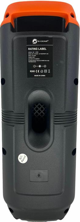 Actual product image N-Gear Portable Speaker||LET'S GO PARTY 24C|Black|Wireless|Bluetooth|LGP24C