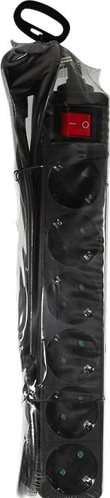 Actual product image LogiLink socket strip (6x, CEE 7/3, 1.50 m)