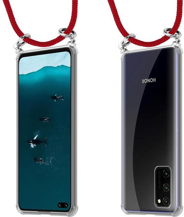 Produktbild Cadorabo TPU Handy Kette SILBER Cover