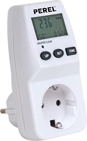 Produktbild Perel ENERGIEKOSTEN-MESSGERÄT - 230 V - 16 A - SCHUTZKONTAKT (DEUTSCHES SYSTEM)