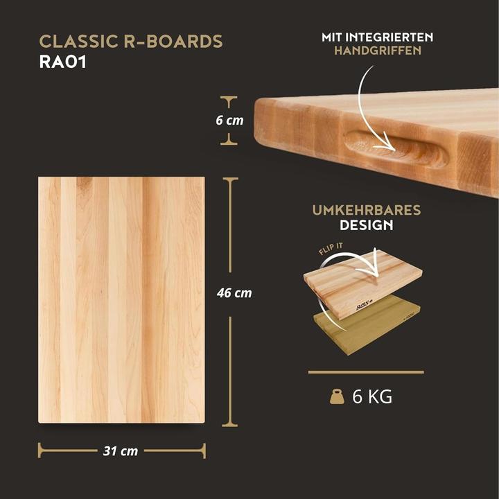 Image du produit John Boos Blocks ChefLite snijplank 46 x 31 x 6 cm langshout