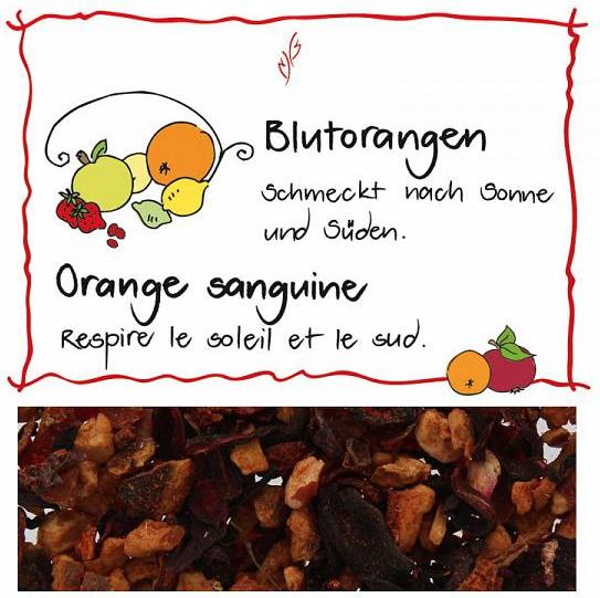 Actual product image Herboristeria Blood orange fruit tea (120g) (120 g)