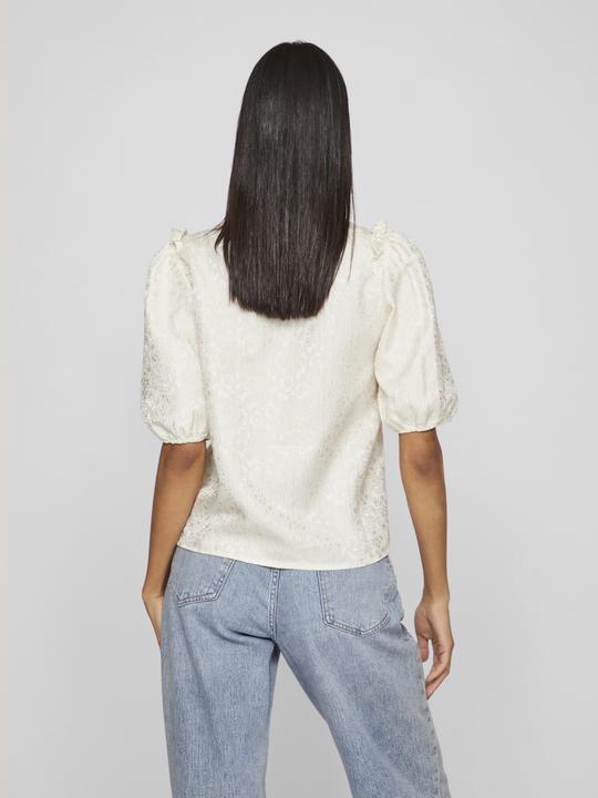 Actual product image Vila Short sleeve top tied at the front (40)