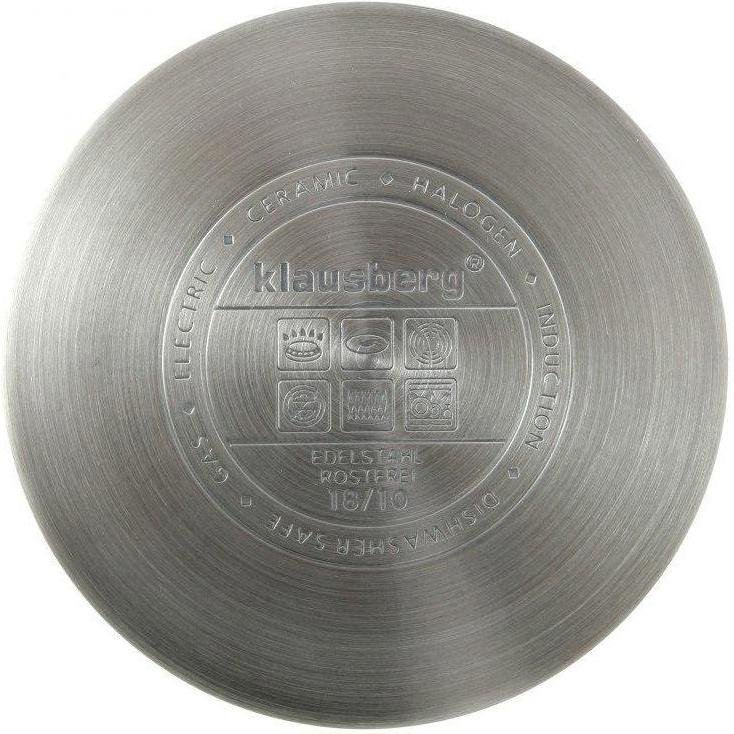 Thumbnail - Klausberg POT WITH LID 2,5L KB-7212, Pfanne + Kochtopf, Silber