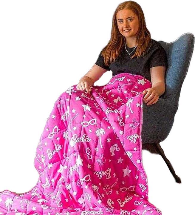 Produktbild Barbie Gewichtsdecke Fleece (170 x 110 cm)