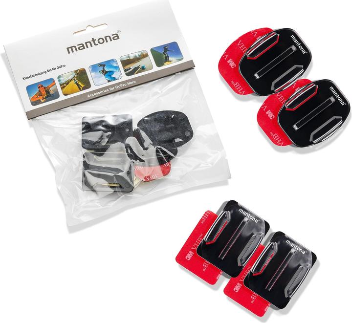 Produktbild mantona Klebebefestigung für GoPro
