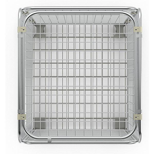 Actual product image kaiserkraft Anti-theft container with steel rolling plate (500 kg)