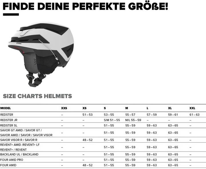 Immagine prodotto Atomic BACKLAND Skihelm (55 - 59 cm, M)