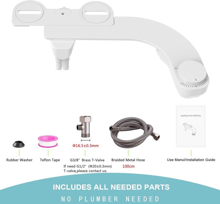 Actual product image Withlent Bidet Aufsatz Ultra-Slim