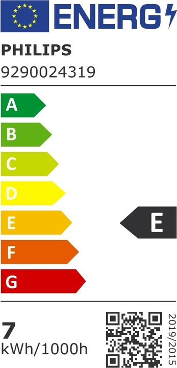 Energy Label Philips Lamp (E14, 6.50 W, 806 lm, 1 x, E)