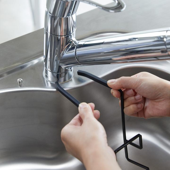 Actual product image Yamazaki 2-fold hanging sponge holder TOWER