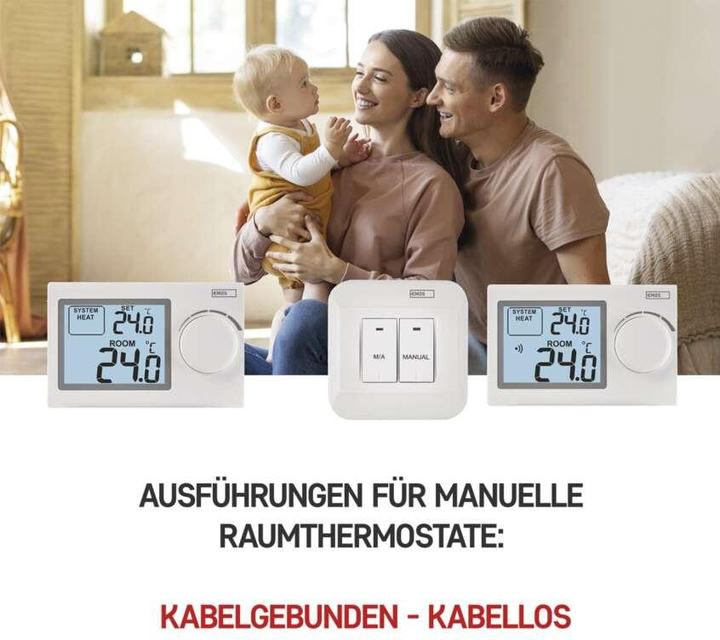 Produktbild Emos Raumthermostat P5614, manuell, kabellos