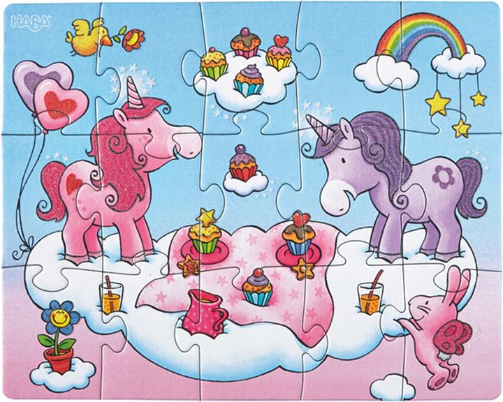 Produktbild Haba Einhorn Glitzerglück (45 Teile)