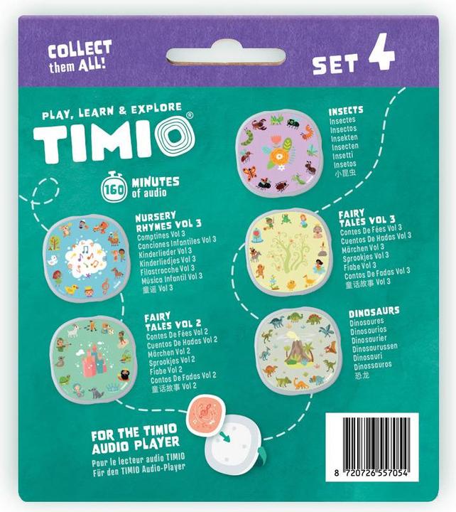 Produktbild Timio Audio Disc Set 4 (Spanisch, Isländisch, Portugiesisch, Deutsch, Italienisch, Chinesisch, Französisch, Multilingual, Englisch)