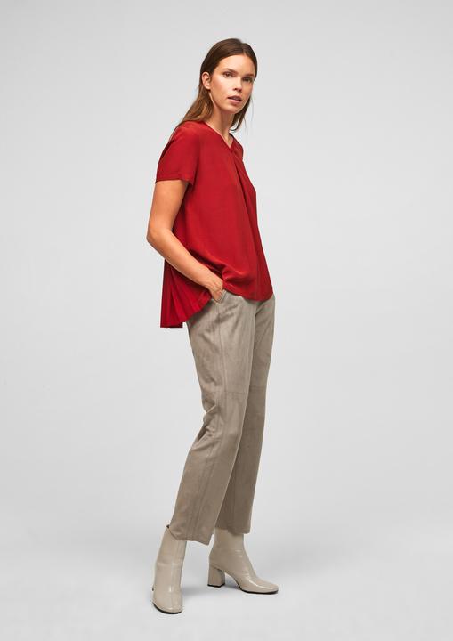 Produktbild S.Oliver Bluse Viskosebluse mit Falteneinsatz (34)