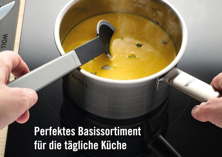 Actual product image Woll 10-Piece Induction-Compatible Dishwasher-Safe Cookware Set (Frying pan, Pot, Stainless steel)