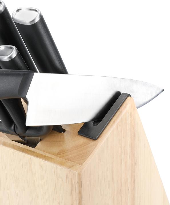 Produktbild KitchenAid Classic 6-Piece Knife Set with Block, Sharp High-Carbon Japanese Steel Kitchen Knives and