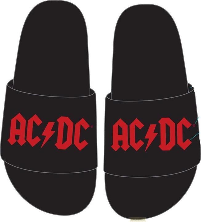 Image du produit Heroes Inc AC/DC Pantoufles Logo Taille M (40, 40 2/3, 40.5, 41)