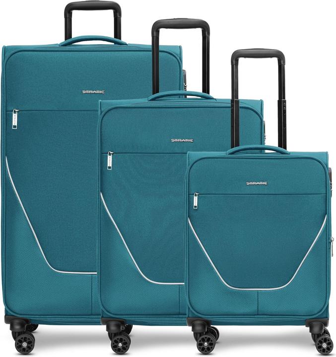 Produktbild Stratic taska 4-Rollen Kofferset 3tlg. mit Dehnfalte (233 l)