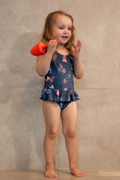 Actual product image Filibabba Eva – Swimsuit 1-2 years – Rainbow Reef (80, 86, 92)