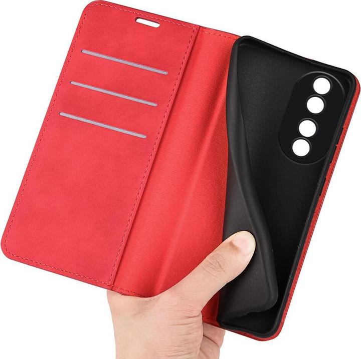 Productafbeelding Cover-Discount Honor 90 - Stand Flip Case Cover rood (Eer 90)