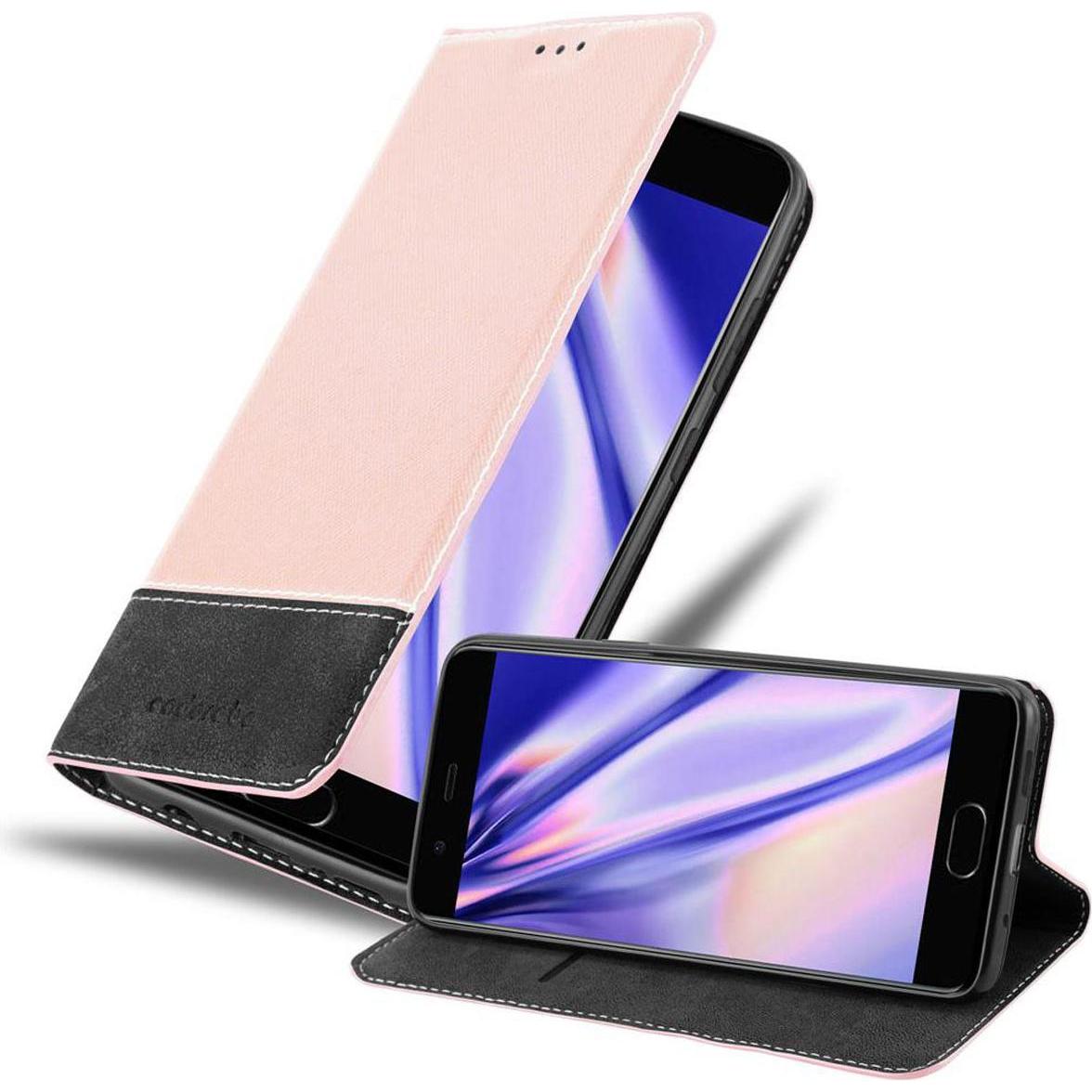 Cadorabo Book X-Wallet Cover (Huawei P10), Smartphone Hülle, Rot