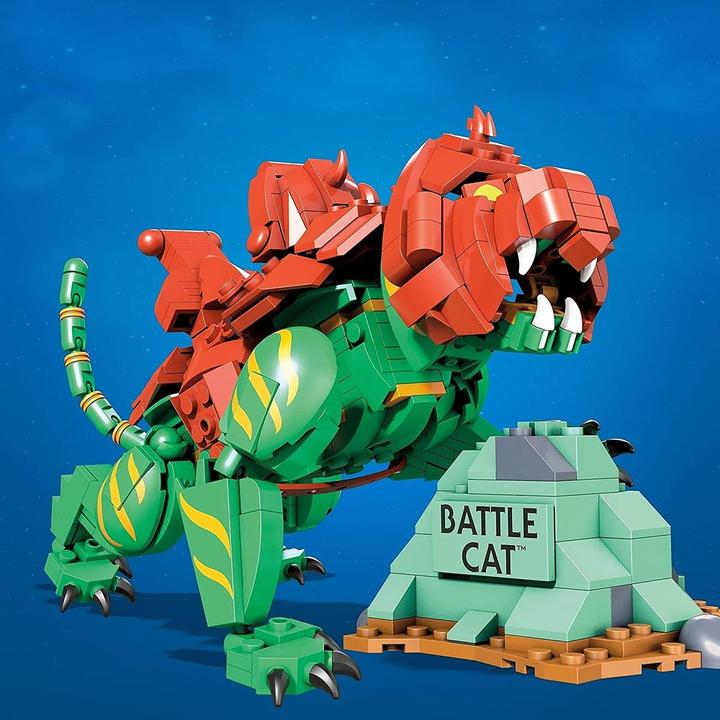 Actual product image Mega Construx Motu Origins Battle Cat