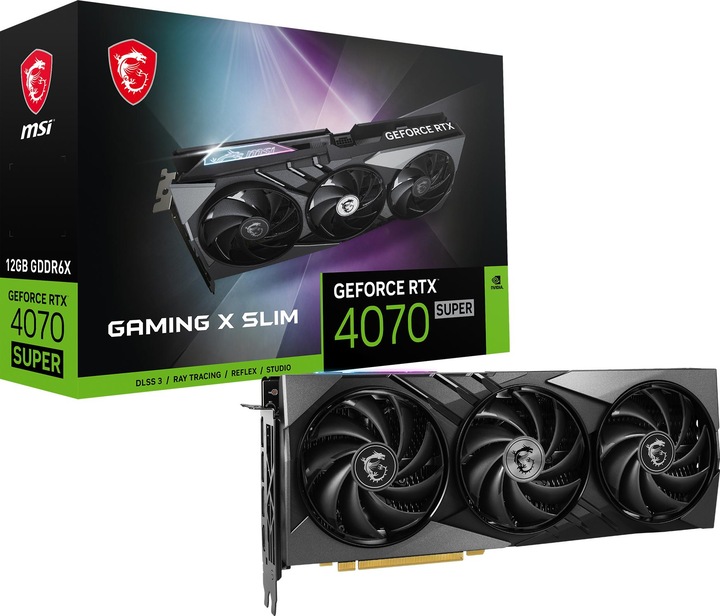 Immagine prodotto MSI GeForce RTX 4070 SUPER 12G GAMING X SLIM (12 GB)