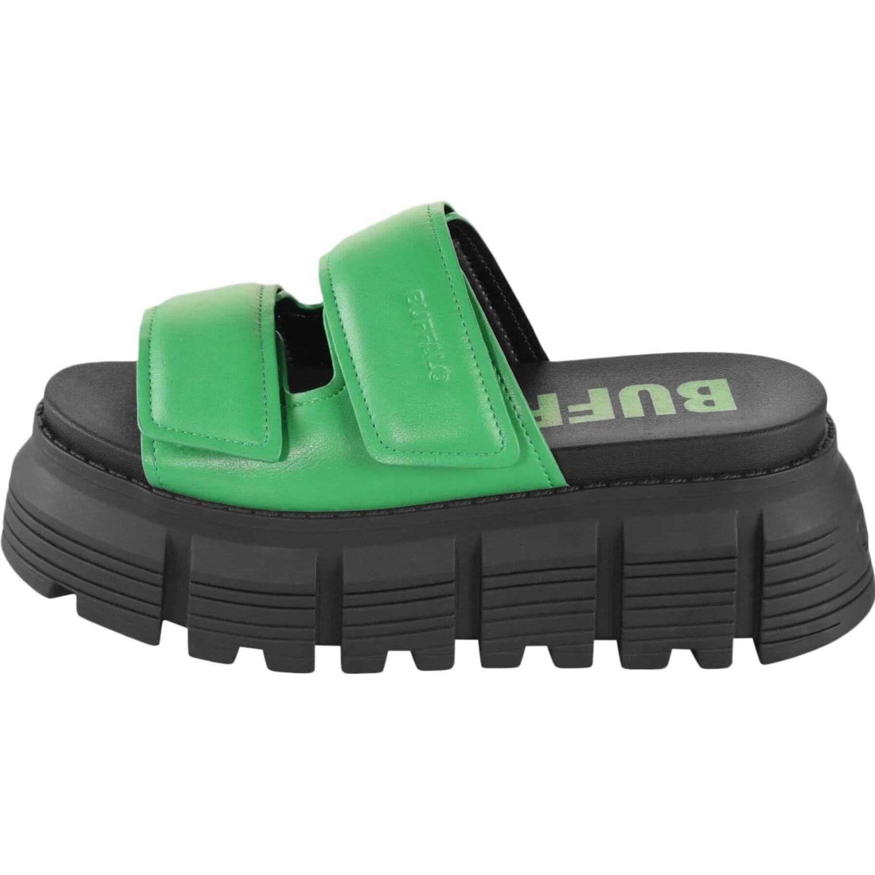 Buffalo, Damen, Hausschuhe, Ava Velari Vegan Nappa - 159591, Grün, (39)