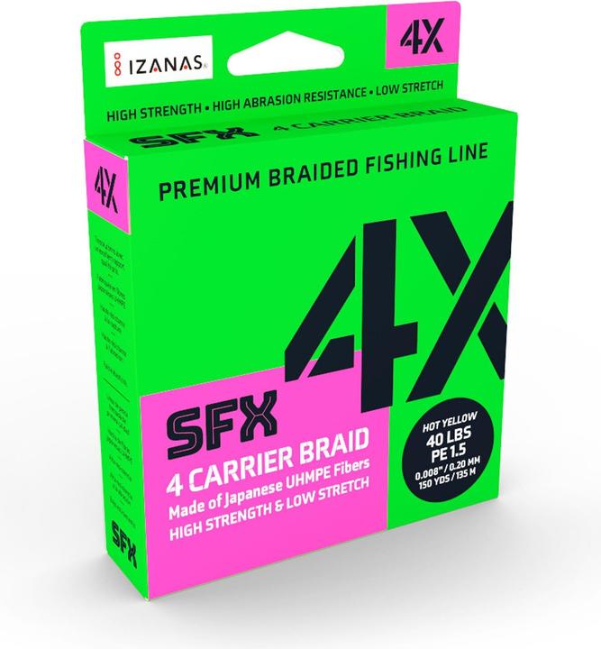 Produktbild Sufix 4x SFX Carrier Braid – 275m (23 kg, 0.33 mm)