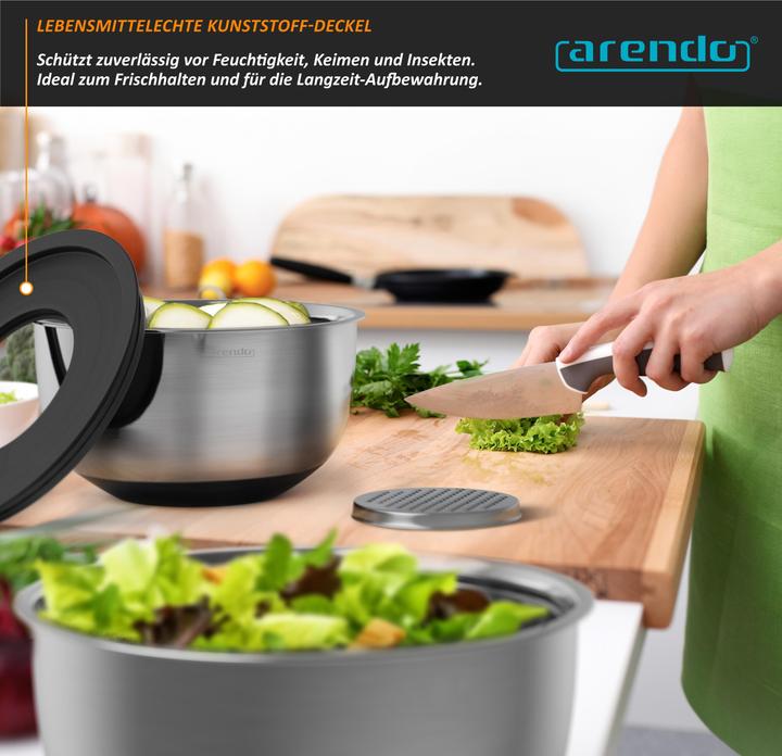 Produktbild Arendo Salatschüssel Set (26 cm, 5 l, 5 x)