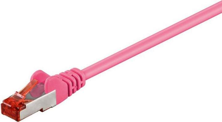 MicroConnect S/FTP CAT6 10m Pink LSZH (S/FTP, CAT6, 10 m)