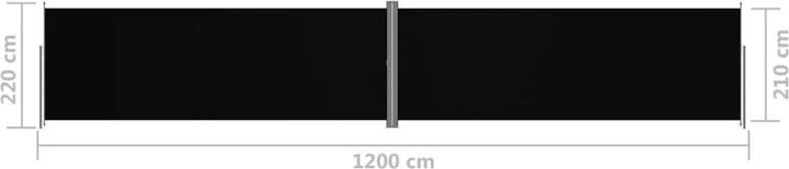 Produktbild vidaXL Seitenmarkise (12 m)