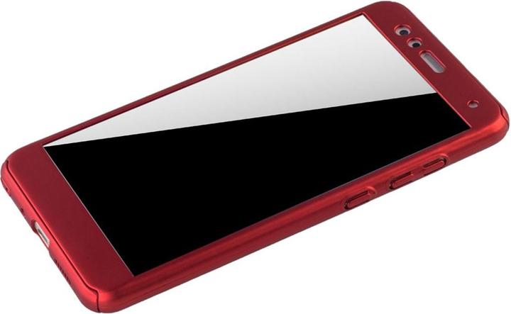 Actual product image König Design Case Mobile Protection for Huawei P10 Lite Full Case Cover Screen Protector Bumper Red (Huawei P10 Lite)