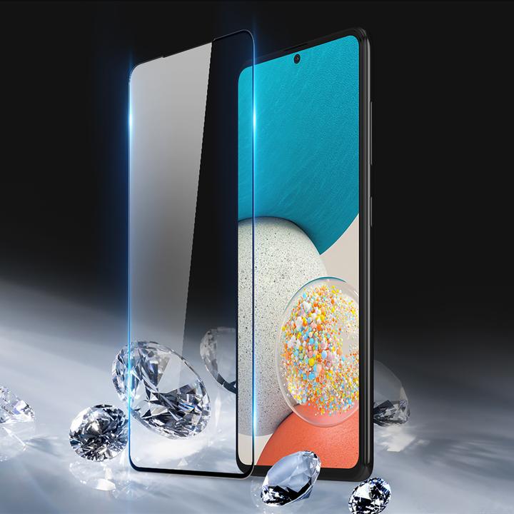 Actual product image Dux Ducis 9D Tempered Glass full screen 9H tempered glass with frame for Samsung Galaxy A73 black (c (Samsung Galaxy A73 5G)