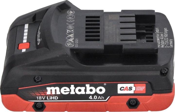 Image du produit Metabo W 18 LT BL 11-125 meuleuse d'angle à batterie 18 V 125 mm sans balais + 1x batterie 4,0 Ah + (125 mm)